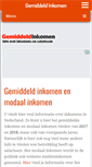 Mobile Screenshot of gemiddeld-inkomen.nl